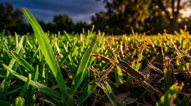 Fall Armyworm Damage in Southwest Florida Lawns