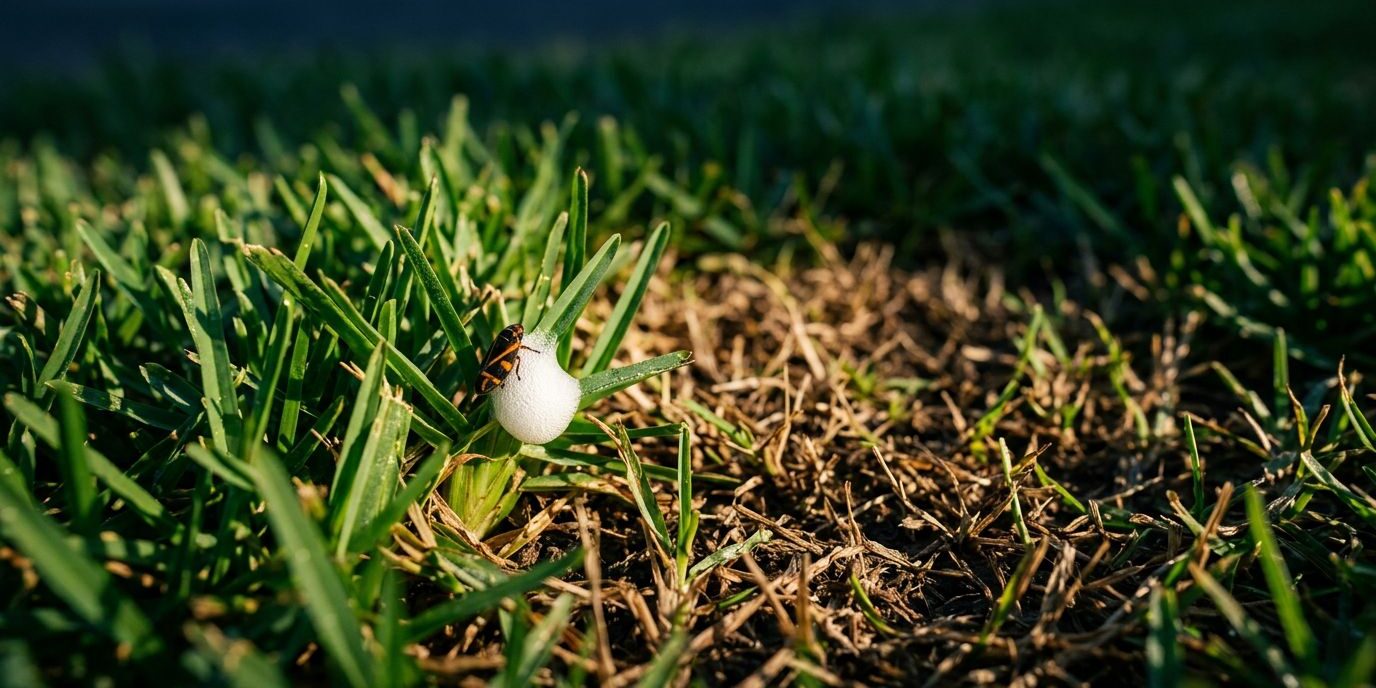 Two-Lined Spittlebug Grass Damage Managing Two-Lined Spittlebug Damage in St. Augustine Grass