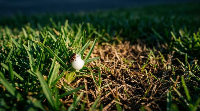 Two-Lined Spittlebug Grass Damage Managing Two-Lined Spittlebug Damage in St. Augustine Grass